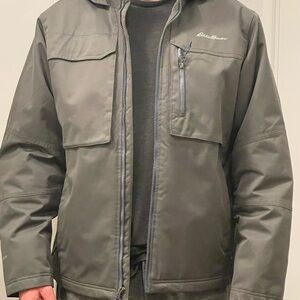 NWOT Eddie Bauer Men's Charcoal Performance Jacket